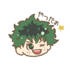 [LINEスタンプ] 毎日使えるヒロアカキャラ表情スタンプ