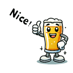 [LINEスタンプ] ビアトーク＜スペシャル＞-英語版