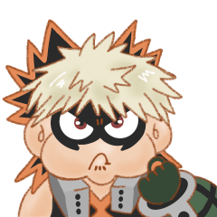[LINEスタンプ] シモブクレヒーローアカデミア