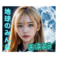 [LINEスタンプ] AI イラスト 愛 25
