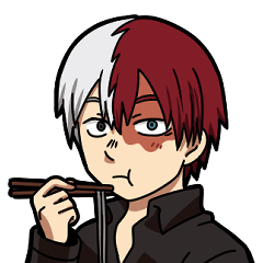 [LINEスタンプ] ヒロアカ 轟くんスタンプ