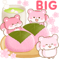 [LINEスタンプ] 桜リスとBIGな春スタンプ✿