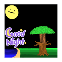 [LINEスタンプ] 静かな夜