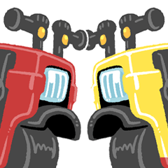 [LINEスタンプ] 「モトポン」ツーリング編