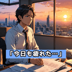 [LINEスタンプ] 超ネガティブな毎日