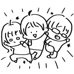 [LINEスタンプ] ぼくら！N E C落ち！