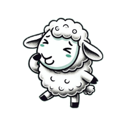[LINEスタンプ] 迷えるひつじのツンデレポジティブ！