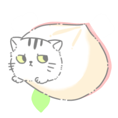 [LINEスタンプ] 宴！食べられるジト目の虚無猫ちゃん日常編