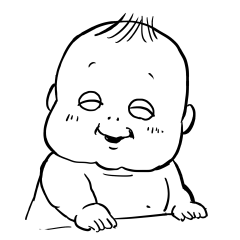 [LINEスタンプ] 赤ちゃんンマッ！ンマンマンマン！