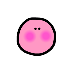 [LINEスタンプ] カラフルmarugao 顔3