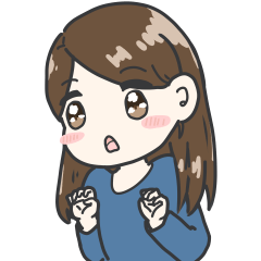 [LINEスタンプ] doubledaigirl 日本語ver.1