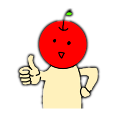 [LINEスタンプ] 愉快なりんごの毎日