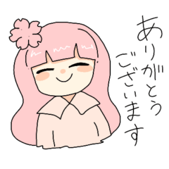 [LINEスタンプ] 春を感じるさくらちゃんスタンプ
