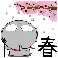 [LINEスタンプ] お地蔵さん★春はサクラ色