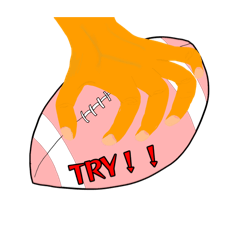 [LINEスタンプ] stickers for rugger man