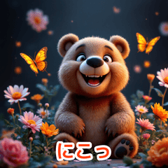 [LINEスタンプ] 3Dくまの表情スタンプ