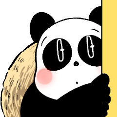 [LINEスタンプ] 麦わらパンダ あると助かる挨拶スタンプ