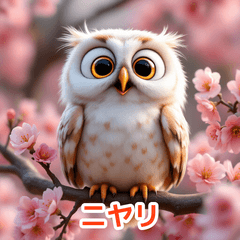 [LINEスタンプ] 幸せフクロウスタンプ