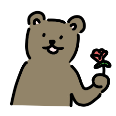 [LINEスタンプ] うさぎ？クマ？