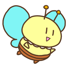 [LINEスタンプ] みつばちくんPOPO