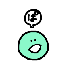 [LINEスタンプ] カラフルmarugao パステル ひらがな3