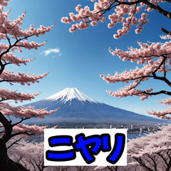 [LINEスタンプ] 富士山スタンプシリーズ！