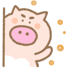 [LINEスタンプ] いばりコブタ