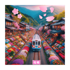 [LINEスタンプ] 新州鉄道『小桜』