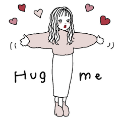 [LINEスタンプ] らぶみ溢れるおねえさん