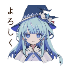 [LINEスタンプ] 魔女っ娘のかわいい日常会話スタンプ