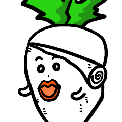 [LINEスタンプ] 大根さんの秘密③