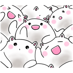 [LINEスタンプ] モッチモチ！ねこ大福