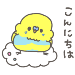 [LINEスタンプ] はっぴーセキセイインコ