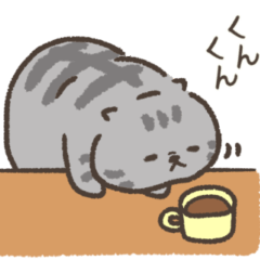 [LINEスタンプ] ☆とろけるネコの日常☆シルバータビー