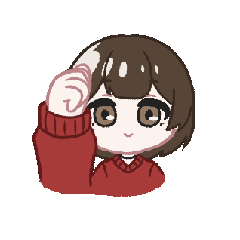 [LINEスタンプ] 動く手話スタンプ(女の子)