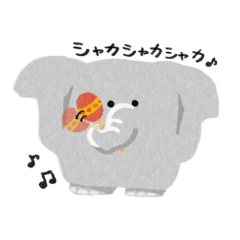 [LINEスタンプ] ずんぐりむっくり ぞーさん 2