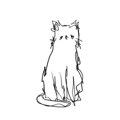 [LINEスタンプ] よぼよぼなねこ