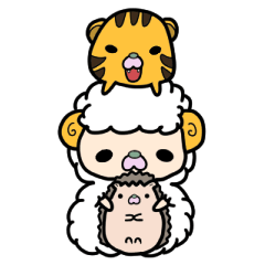 [LINEスタンプ] ももっぱなあにまる