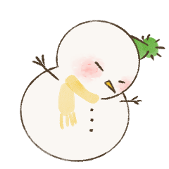 [LINEスタンプ] ゆきのゆきだるま 敬語でおしゃべり