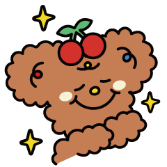 [LINEスタンプ] ボボアイスショップ:子犬