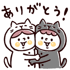 [LINEスタンプ] ねこ♡着ぐるみマトリョー