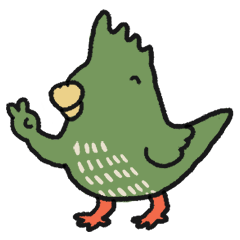 [LINEスタンプ] はっぴーインコ2