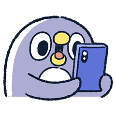 [LINEスタンプ] なにか伝えたいペンギン10