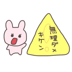 [LINEスタンプ] 頼りになるうさぴこ