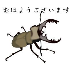 [LINEスタンプ] ミヤマクワガタスタンプ