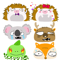 [LINEスタンプ] チャビーペット動物園1-281