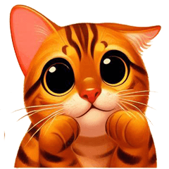 [LINEスタンプ] ベンガルかわいいしぐさでポーズ！
