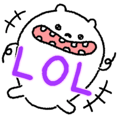 [LINEスタンプ] 愛らしいマシュマロ - 英語。の画像（メイン）