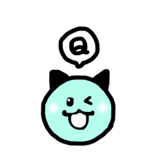 [LINEスタンプ] パステルカラー丸顔 Q〜Z