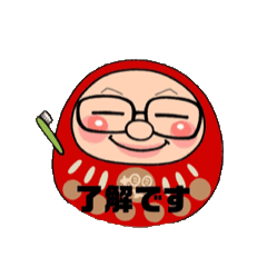 [LINEスタンプ] だるま院長と仲間たちの画像（メイン）